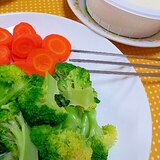 ✿ブロッコリーと人参の豆腐チーズフォンデュ風❤